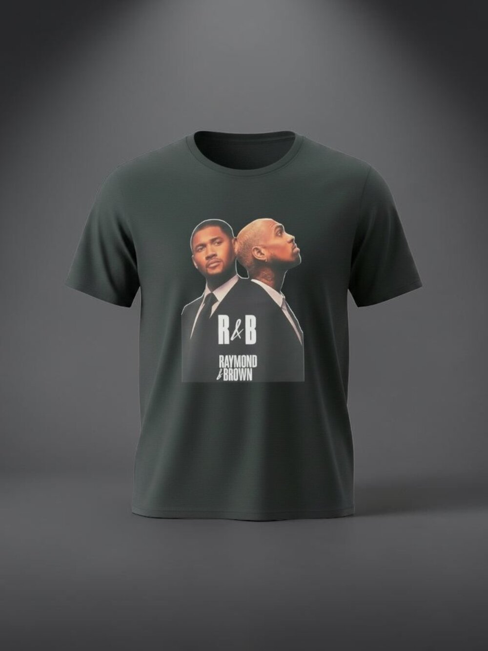 Usher n' Brown Concert T-Shirt in Black - Size XL